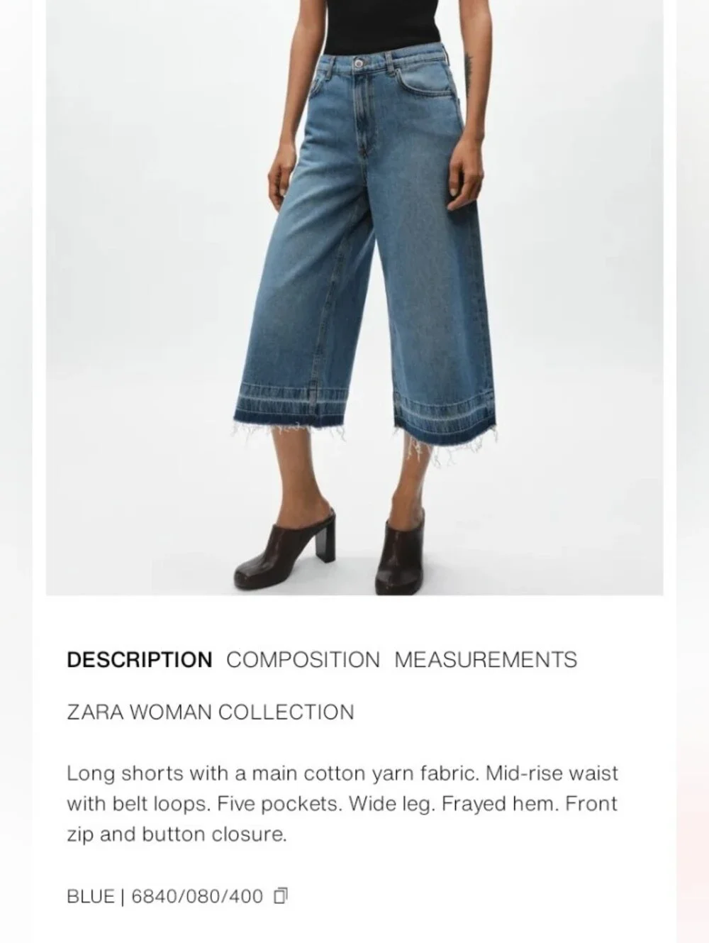 Zara wide leg